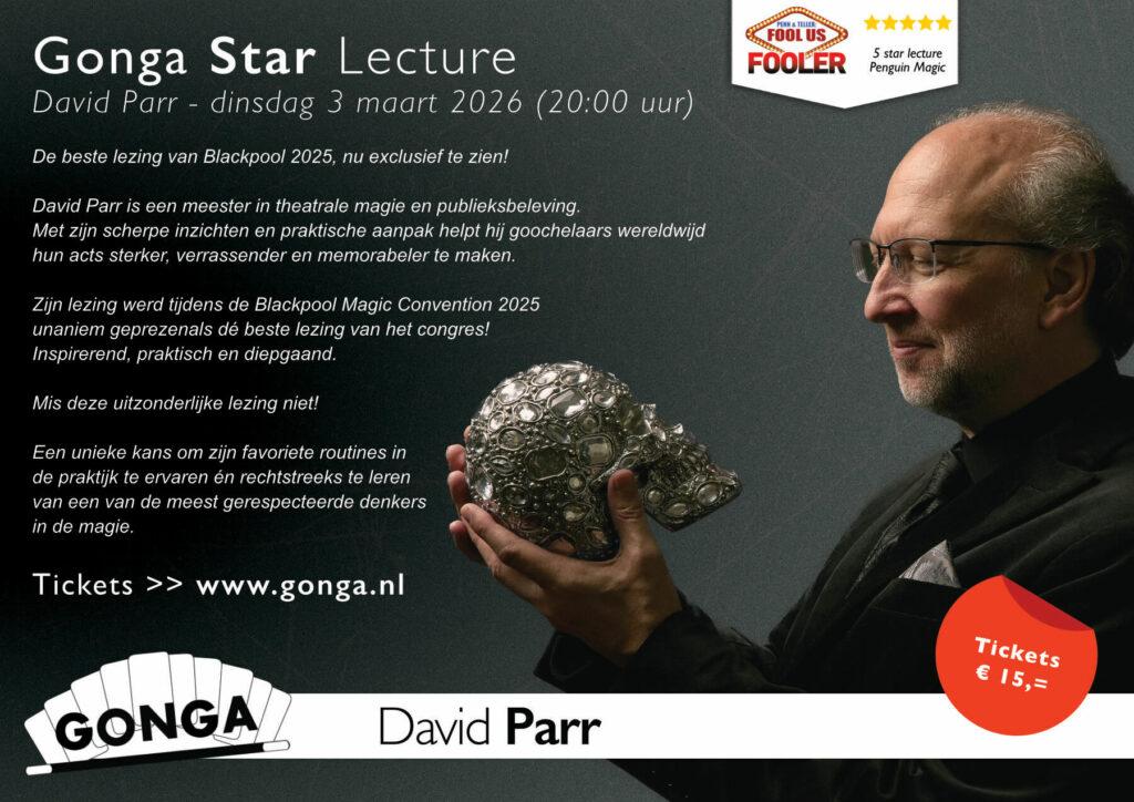 Gonga star lecture David Parr